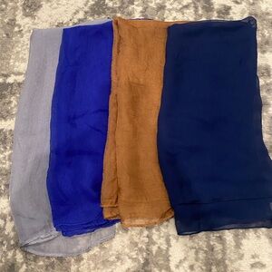 Sheer Square Scarves